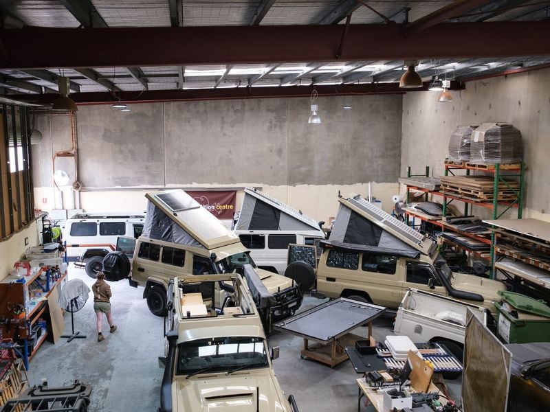 Expedition Centre workshop floor workspace in Sydney