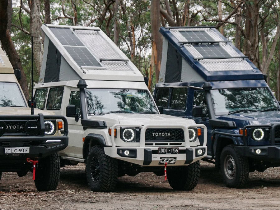 Mulgo roof conversion on a LandCruiser Troopy