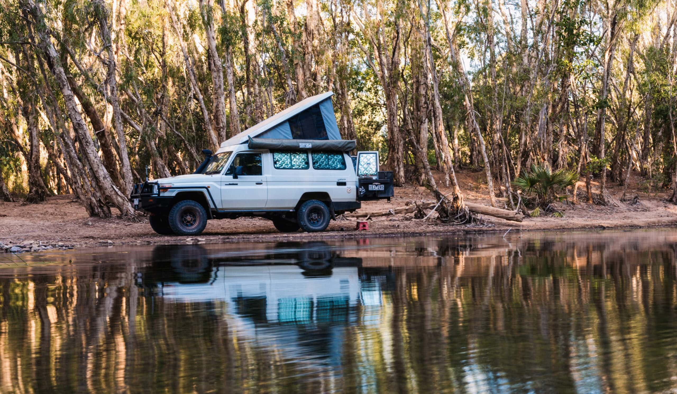 Mulgo Pop Top conversion — completed build in the field